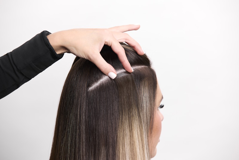 Tape-in hair extension practical application